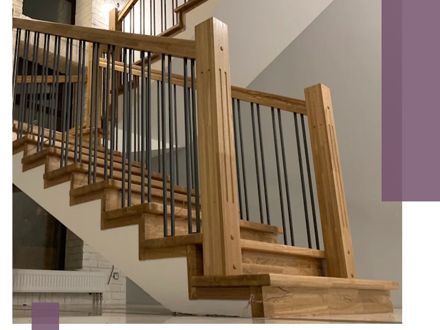 Реставрация деревянных и металлических лестниц в Орле