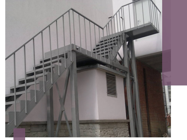 Монтаж пожарных лестниц под ключ в Орле с гарантией качества