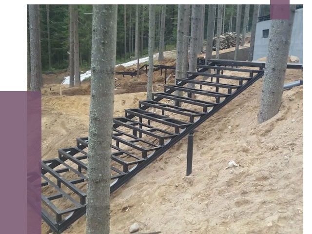 Монтаж металлических лестниц в Орле от 13414 руб. 