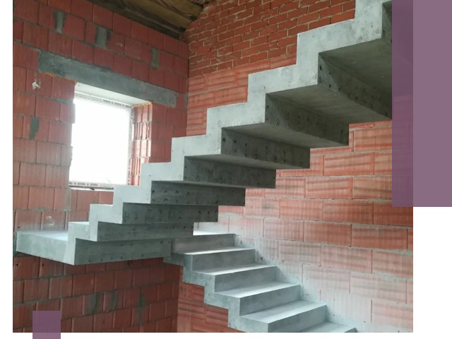 Бетонные лестницы под ключ в Орле: монтаж, демонтаж, ремонт