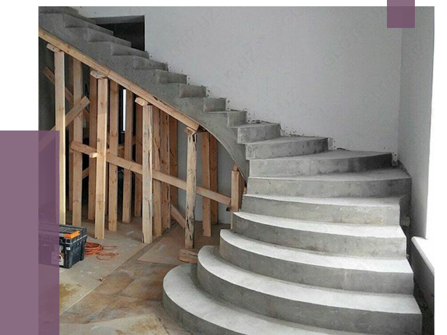 Изготовление бетонных лестниц под ключ в Орле от 19742 руб. | ПРОЛЁТ-Орл