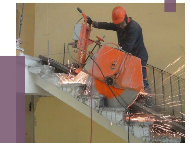 Демонтаж бетонных лестниц в Орле от 4556 руб. за м2 | ПРОЛЁТ-Орл