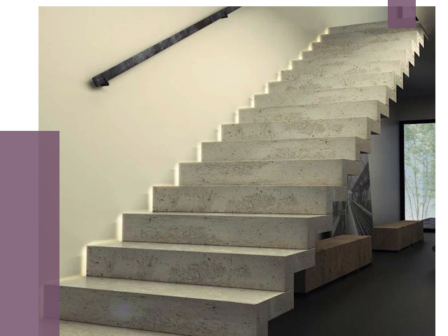 Облицовка бетонных лестниц в Орле от 4556 руб/м2