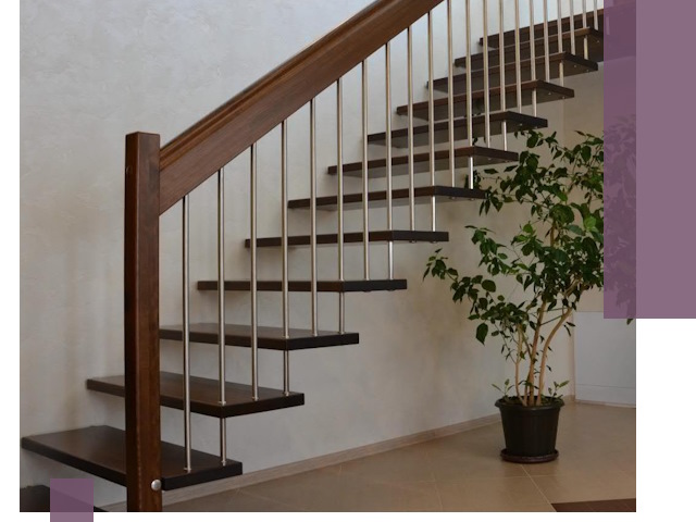 Лестницы на больцах под ключ в Орле – изготовление и монтаж