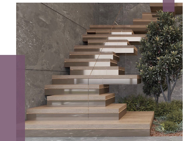 Современные лестницы в Орле от 13667 руб. | ПРОЛЁТ-Орл