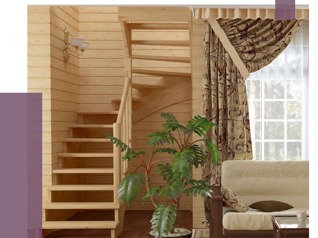 Лестницы для дачи в Орле от 75171 руб.  | ПРОЛЁТ-Орл