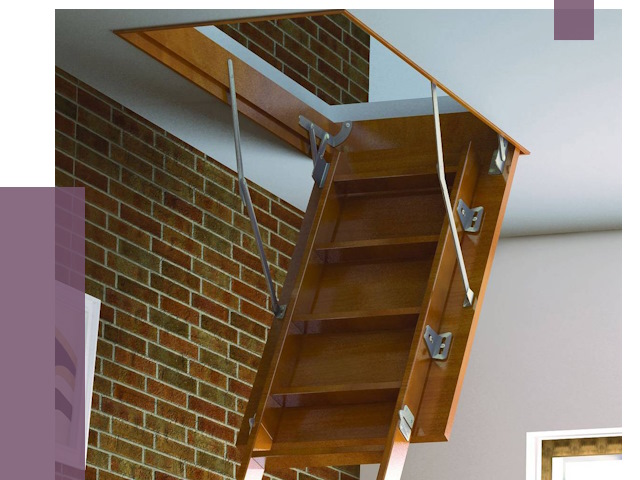 Установка чердачной лестницы в Орле от 7745 руб. | ПРОЛЁТ-Орл