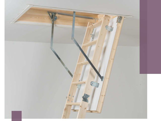 Установка чердачной лестницы под ключ в Орле