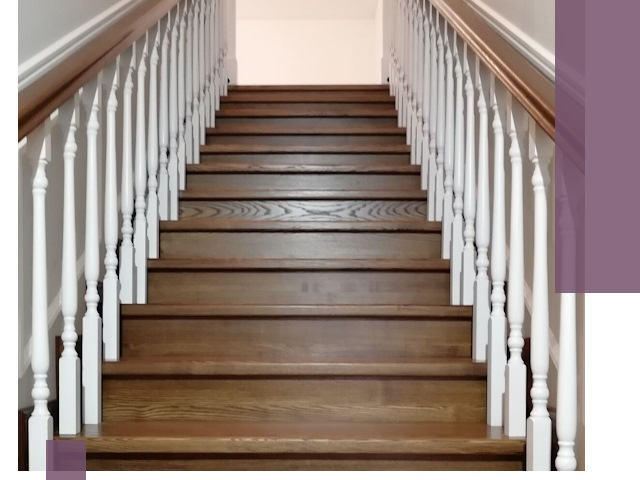 Лестницы из ясеня на заказ в Орле — изготовление и монтаж