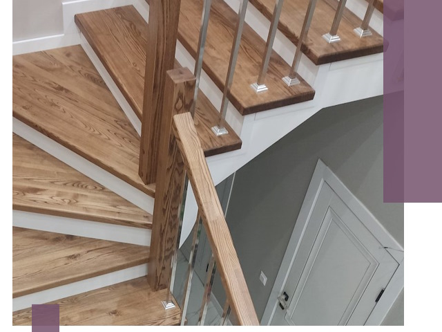 Обшивка металлических лестниц под ключ в Орле