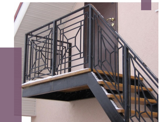 Металлические перила в Орле от 4252 руб.  | ПРОЛЁТ-Орл