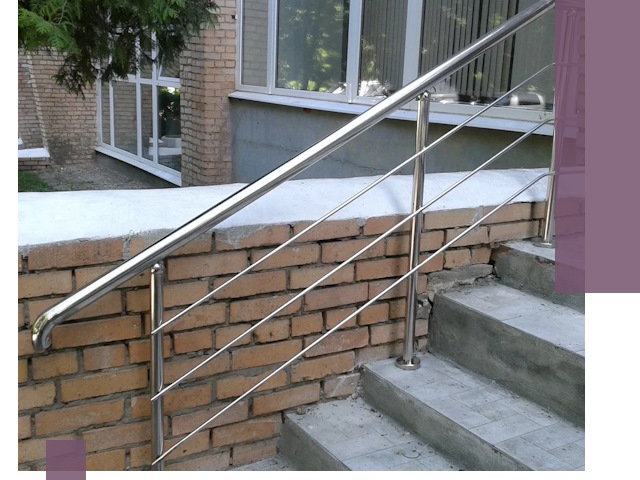 Перила из нержавеющей стали высокого качества в Орле