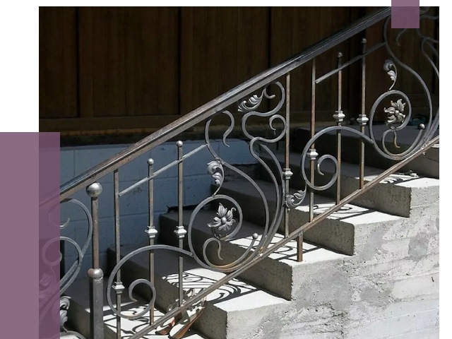 Кованые перила в Орле от 8605 руб. под ключ — качество от ПРОЛЁТ-Орл