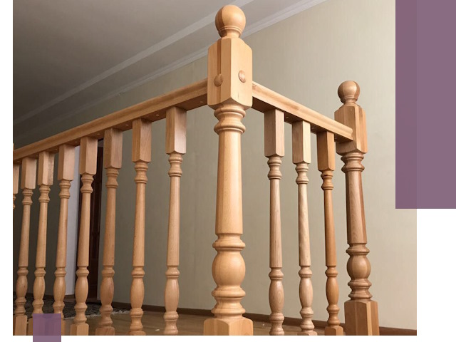 Деревянные перила на заказ в Орле: монтаж и изготовление