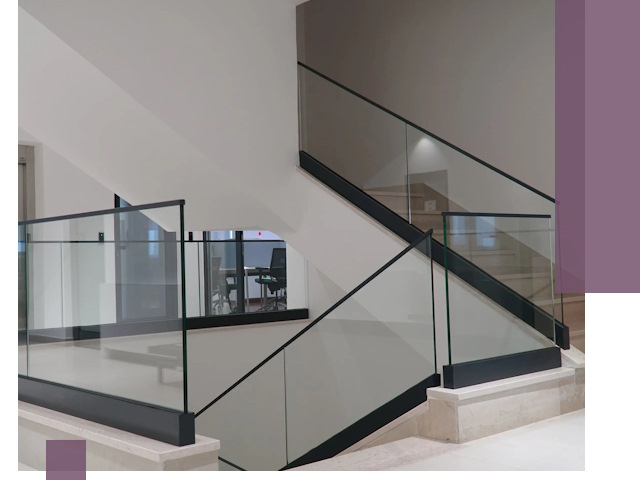 Стеклянные перила премиум-класса с установкой в Орле