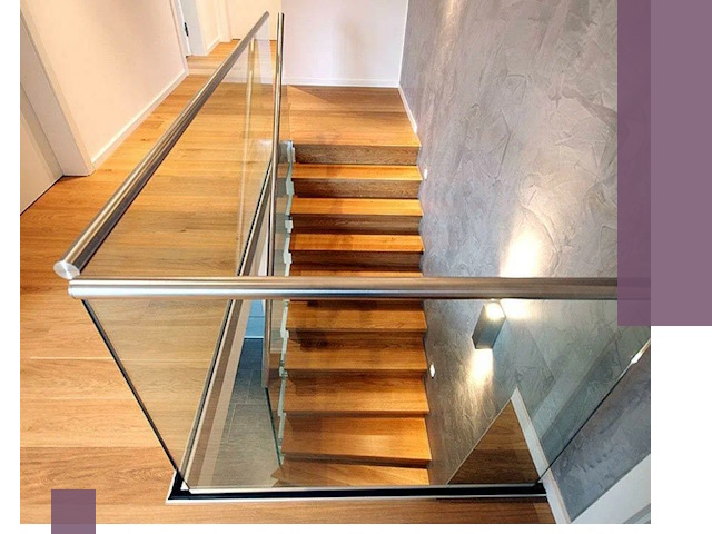 Перила для лестницы в доме — изготовление и монтаж в Орле