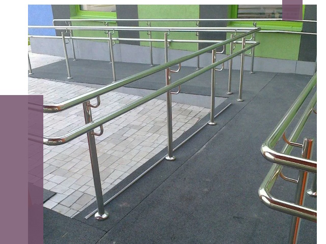 Ограждения пандусов в Орле от 4303 руб. монтаж | ПРОЛЁТ-Орл