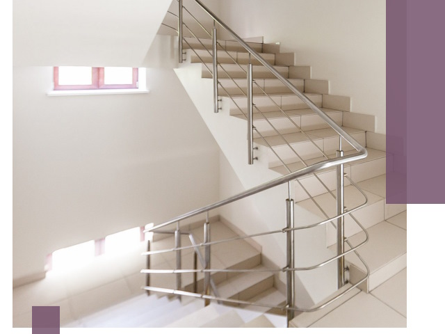 Установка и замена перил в подъезде в Орле