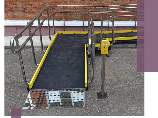 Изготовление наклонных пандусов для инвалидов в Орле