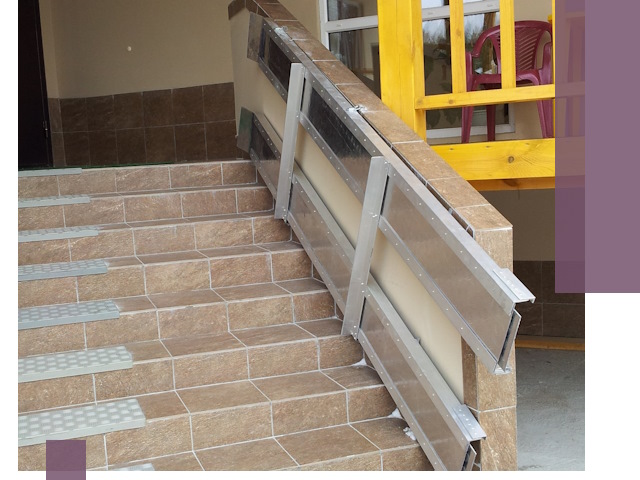 Откидные пандусы под ключ в Орле — монтаж и демонтаж