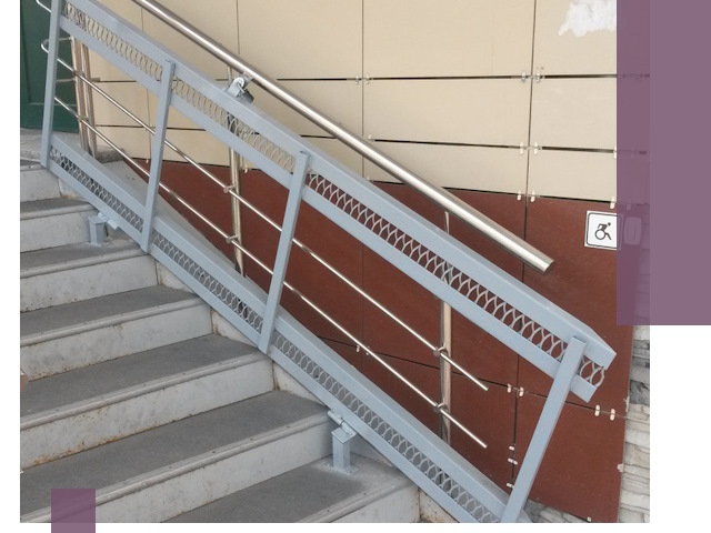 Изготовление откидных пандусов под ключ в Орле