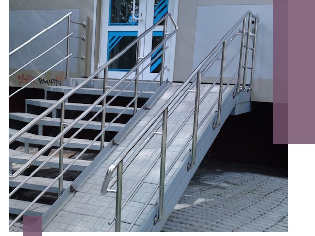 Пандус на крыльцо под ключ в Орле: монтаж и изготовление