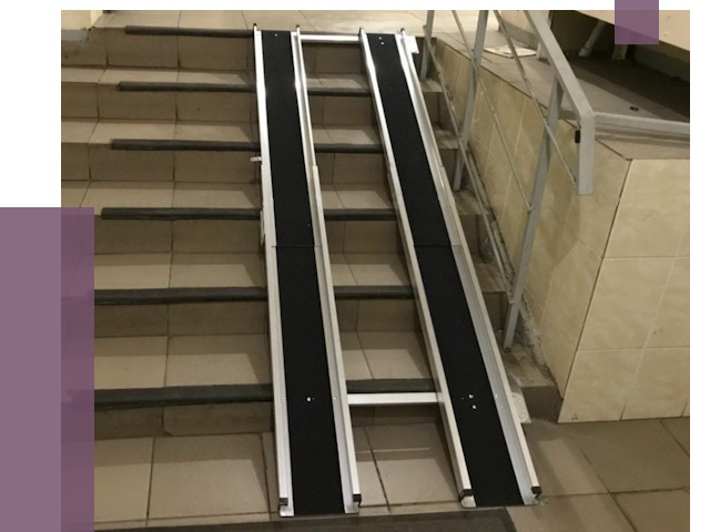 Установка пандуса в подъезд в Орле от 7897 руб. под ключ | ПРОЛЁТ-Орл