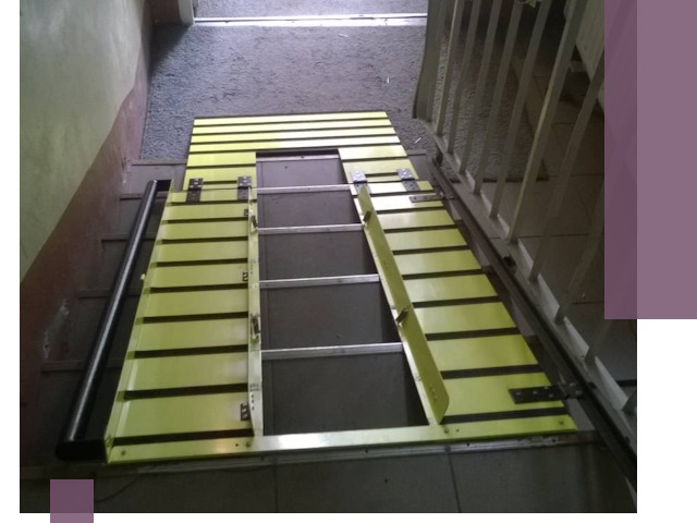 Профессиональный монтаж пандуса в подъезд в Орле