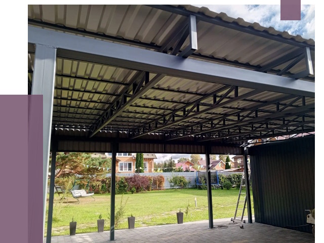 Монтаж навесов в Орле от 7289 руб. — установка навеса | ПРОЛЁТ-Орл