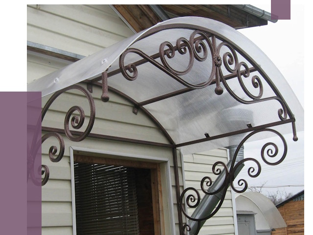 Изготовление козырьков в Орле от 7289 руб. — заказать | ПРОЛЁТ-Орл