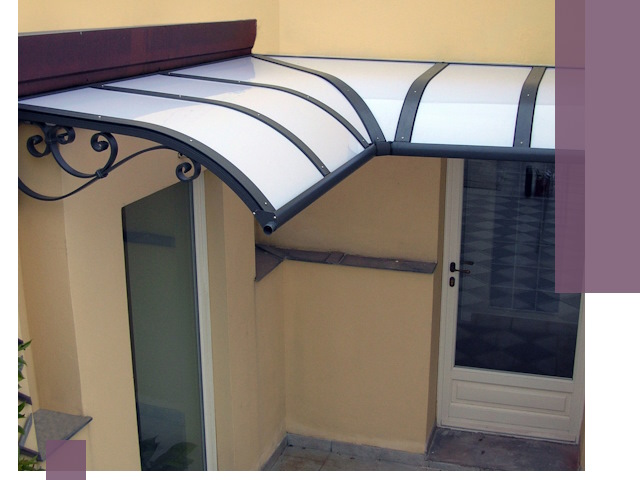 Монтаж козырьков любой сложности в Орле под ключ