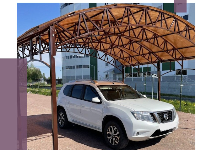 Недорогие навесы в Орле от 42521 руб.  | ПРОЛЁТ-Орл