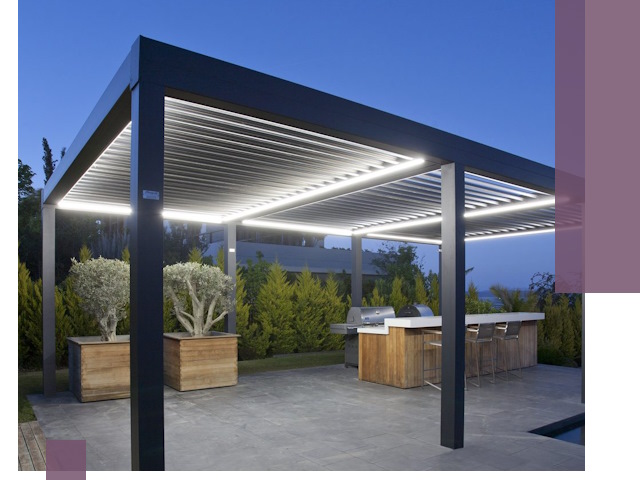 Навесы отдельно стоящие под ключ в Орле из металла и поликарбоната