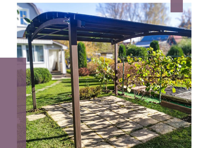 Навесы для дачи в Орле от 12604 руб. под ключ — ПРОЛЁТ-Орл