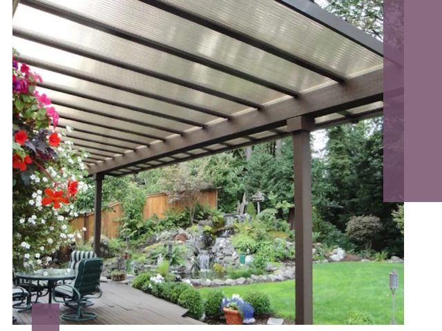 Навесы из поликарбоната под ключ в Орле быстро и надёжно