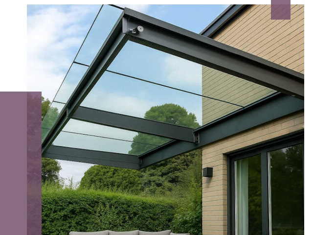 Стеклянные навесы и козырьки в Орле от 12149 руб.