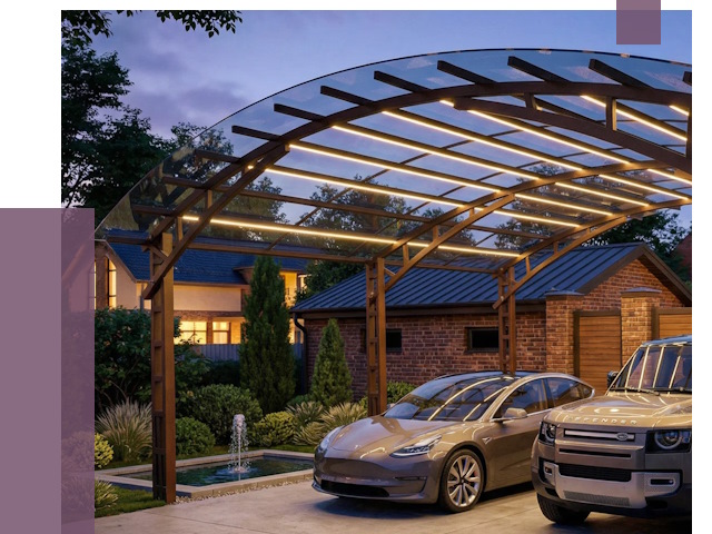 Металлические навесы в Орле от 12554 руб. под ключ — ПРОЛЁТ-Орл