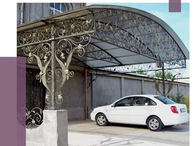 Кованые навесы в Орле от 14427 руб. | ПРОЛЁТ-Орл