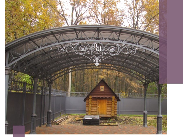 Кованые навесы премиум-класса под заказ в Орле