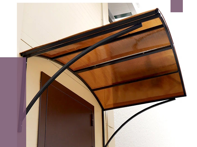 Недорогие козырьки в Орле от 7512 руб.  | ПРОЛЁТ-Орл