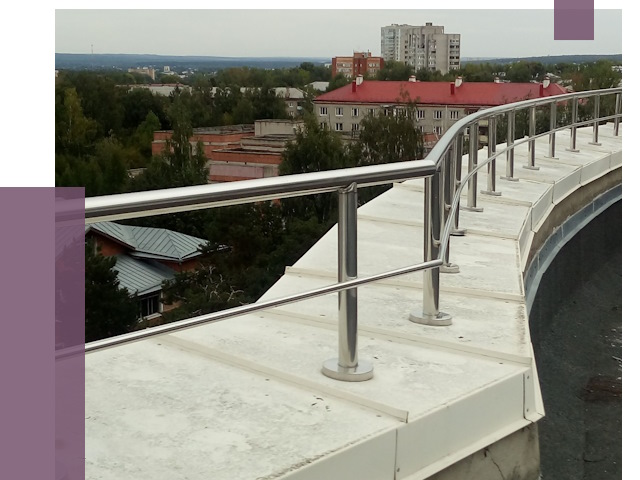 Парапеты и ограждения кровли в Орле от 4910 руб. 