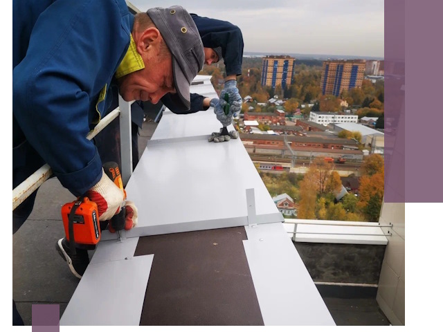 Монтаж парапетов в Орле — установка прочных металлических ограждений