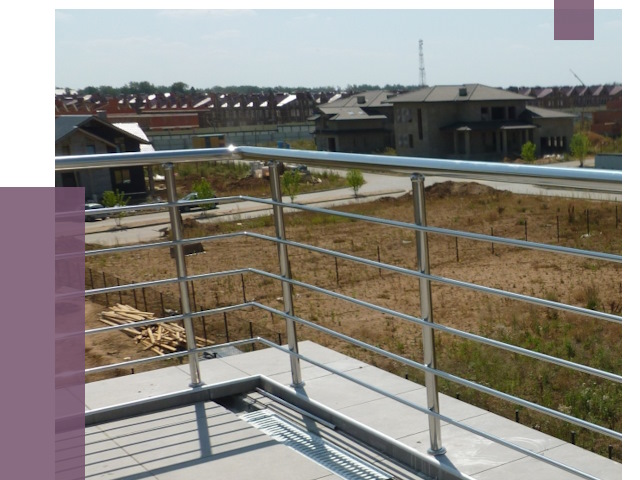 Парапеты из нержавеющей стали в Орле от 7897 руб. за м² | ПРОЛЁТ-Орл