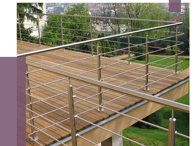 Алюминиевые парапеты в Орле под ключ от 7694 руб. 