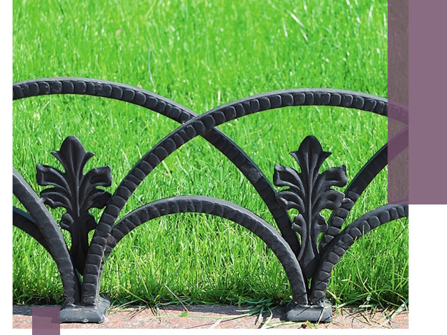 Декоративные металлические бордюры под ключ в Орле