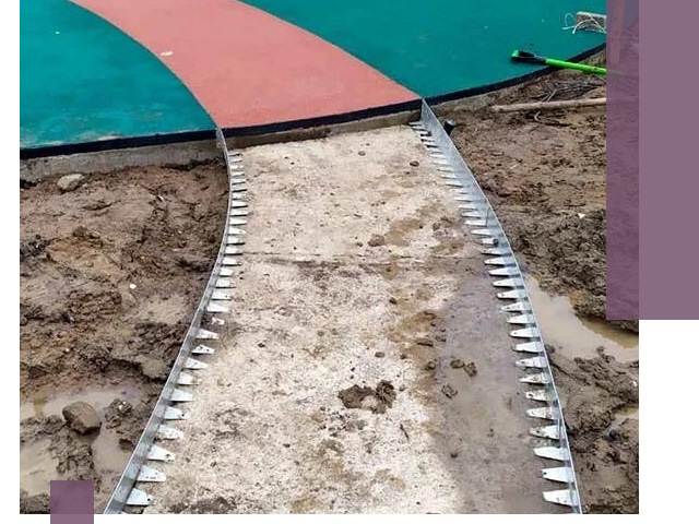 Металлические бордюры для дорожек в Орле — монтаж и изготовление