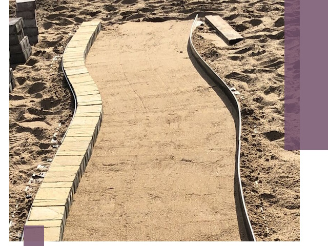 Металлические бордюры для тротуаров в Орле — прочные и долговечные