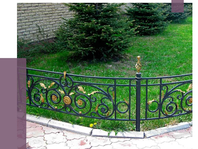 Кованые газонные ограждения в Орле от 7542 руб. — ПРОЛЁТ-Орл