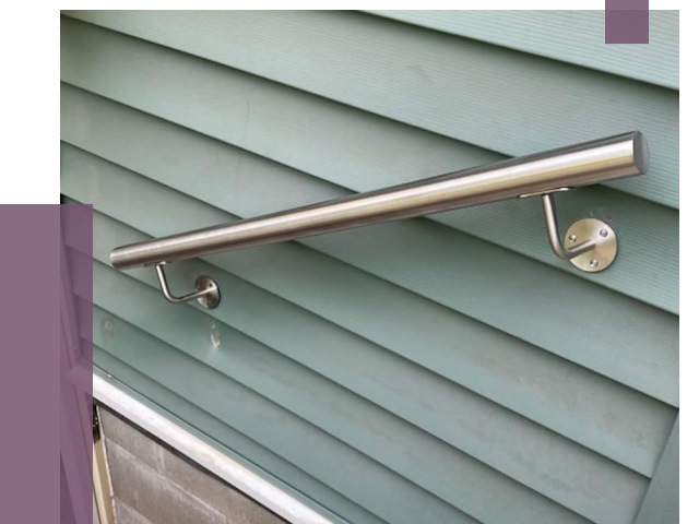 Поручни из нержавеющей стали в Орле от 7593 руб.  | ПРОЛЁТ-Орл